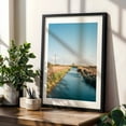 thumbnail image 4 of Highline Canal - California Photography Landscape Nature Rural Scenic Minimalist Desert Black Framed Wall Art Print 12 x 18 inches, 4 of 8