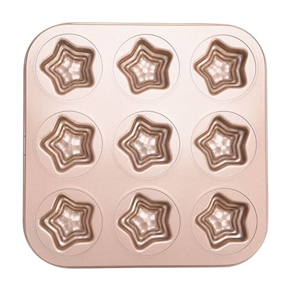 Convenient Cake Mold Carbon Steel Baking Mold Star Shape Bakeware Cake Pans Baking Pans Suitable for Cake Dessert Baking