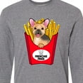 thumbnail image 4 of Inktastic Cute Frenchie in French Fries Long Sleeve T-Shirt, 4 of 5