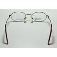 thumbnail image 5 of new marcolin village 6715 mens/womens designer full-rim gunmetal / brown frame demo lenses 49-18-135 flexible hinges eyeglasses/eyewear, 5 of 9
