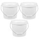 thumbnail image 4 of 3pcs Round Bucket 4L Color Mixing Bucket Pigment Bucket Empty Bucket With Lid, 4 of 4