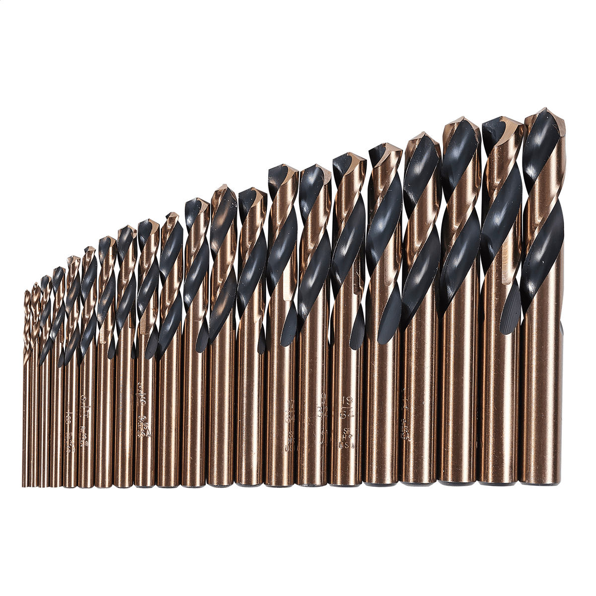 KnKut KnKut 21 Piece Short Stubby Length Drill Bit Set 1/16"-3/8" by 64ths
