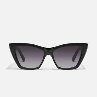 Quay Australia Tortoise Cat-Eye Sunglasses with Purple Gradient Lenses Quay Australia Confidential Cat Eye Sunglasses Purple Tort  main image 2