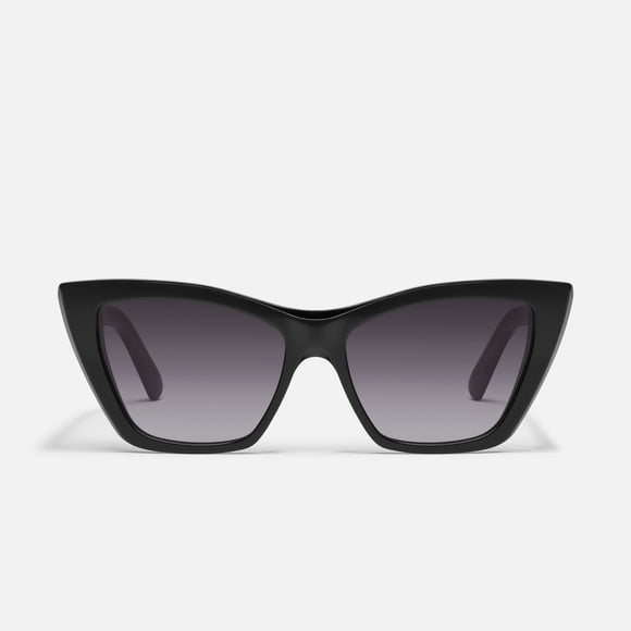 Quay Australia Set en Piedra Cat Eye Sunglasses, Negro/humo