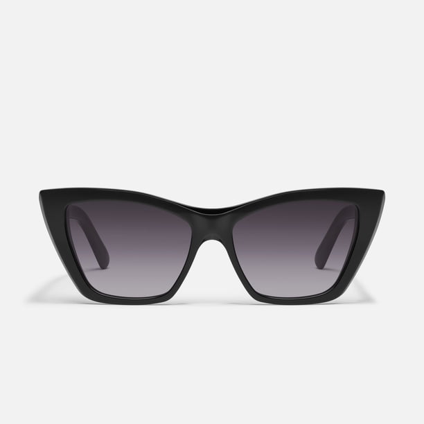 Quay Australia Set en Piedra Cat Eye Sunglasses, Negro/humo