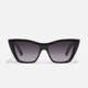 thumbnail image 1 of Quay Australia Set en Piedra Cat Eye Sunglasses, Negro/humo, 1 of 2