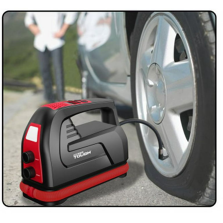 Hyper Tough AC120 Volts Tire and Multipurpose Inflator, Garage Inflator 