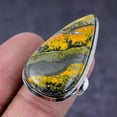 thumbnail image 2 of Natural Jasper Gemstone Handmade 925 Sterling Silver Jewelry Ring Size 8, 2 of 2