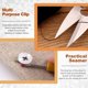thumbnail image 5 of Kit de desgarrador de costura de 520 piezas, incluye desgarradores de costura grandes y pequeños, tijeras, tiza de sastre, calibre deslizante, alfileres de acolchado rectos, cinta métrica suave p, 5 of 5