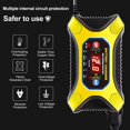 thumbnail image 3 of TILIYHELLO Chargeur de Batterie de Voiture Rapide 12A 6V/12V Mainteneur de Batterie Intelligent Portable avec Affichage LCD Modes de Charge Multiples Protection de Réparation pour Batterie de Moto Auto, 3 of 5