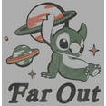 thumbnail image 2 of Boy's Lilo & Stitch Far Out Planets  Graphic Tee Athletic Heather Small, 2 of 5