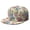 White-183, variant on Wildflower Snapback Hat – Daisy & Butterfly Flat Brim Cap, Artistic & Lightweight