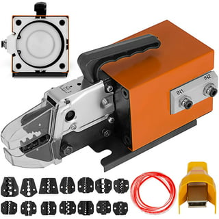 Yescom 10 Ton Hydraulic Wire Crimper Battery Cable Lug Terminal Crimping  Tool with 9 Dies