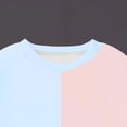 thumbnail image 6 of YUNAFFT Kids Fleece Sweatshirt 2-14Y Color Block Print Crewneck Pullover Warm Casual Outerwear, 6 of 6