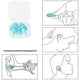 thumbnail image 3 of 5 Pairs Swimming Earplugs Silicone Noise Cancelling Ear Plugs Reusable Waterproof Earplugs With Case For Swimming And Sleeping, 3 of 5