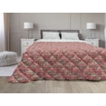 thumbnail image 1 of Savannah Down Alternative Comforter, Ethnic Style Geometrical Pattern with Wild Animals in Horizontal Line Art, Microfiber Quilt for All Season, 5 Sizes, Black and Brown, by Ambesonne, 1 of 3