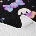 thumbnail image 5 of Feelyou Cute Ghost Lollipop Quilt Full, Kawaii Halloween Spider Web Full Bedspread Sets, 3 Pieces, 1 Comforter and 2 Pillowcases, 5 of 7