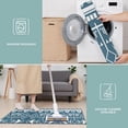 thumbnail image 6 of Blue Geometric Triangle Arrow Pattern Kitchen Rugs Sets Of 3,Kitchen Runner Rugs Non Skid Washable,Decorative Kitchen Floor Mats for Kitchen,Sink,Laundry,17"x30"+ 17"x47" + 17"x59", 6 of 6