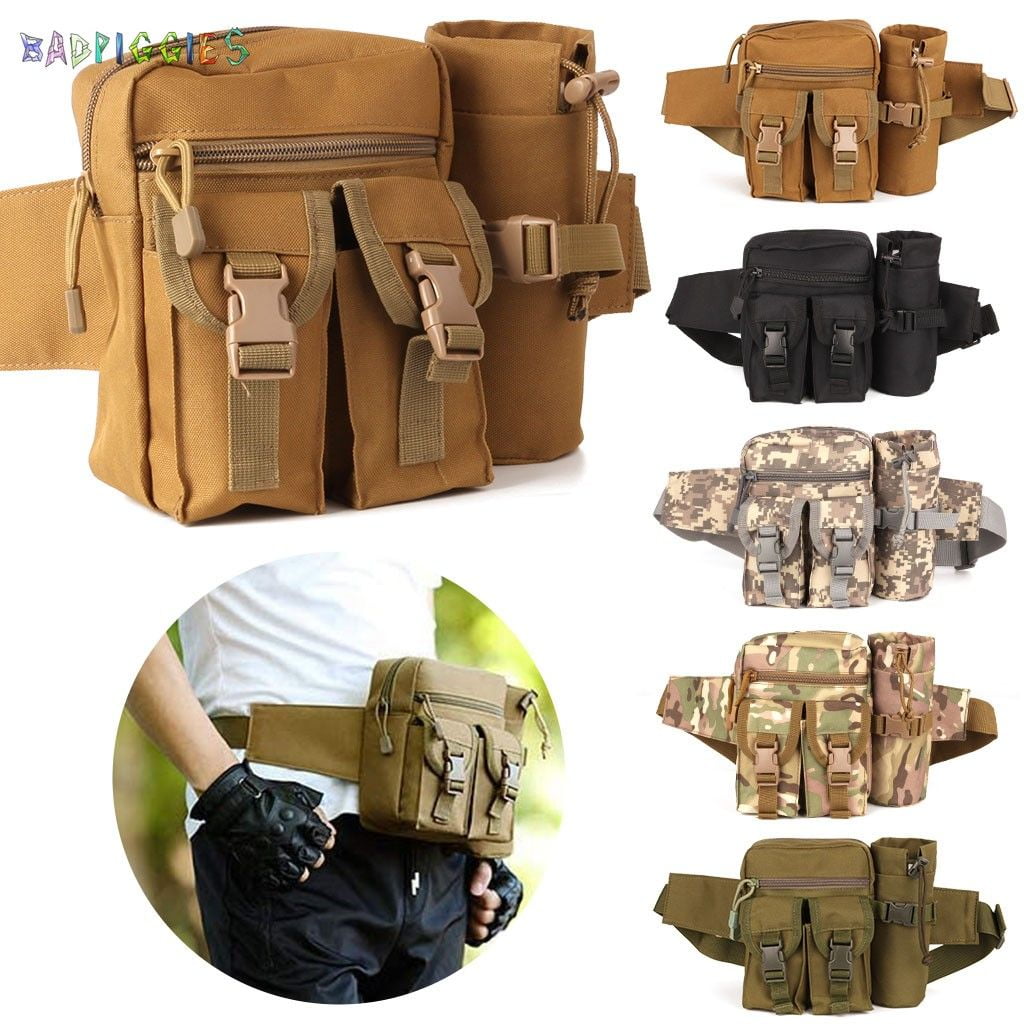 BadPiggies Tactical Fanny Pack Waist Bag Military Hip Belt Outdoor ...