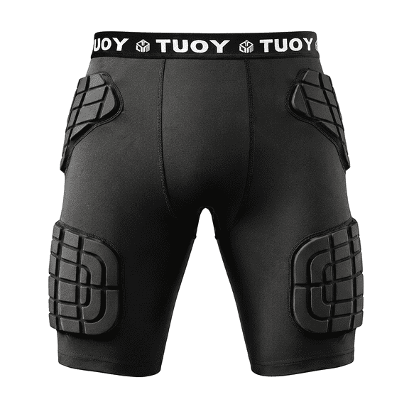 TUOY Breathable Football Girdle, Polyester Black