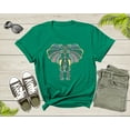 thumbnail image 6 of Cool Indian Mandala Elephant Lover Gift Tee Shirt Mens Womens Cute Elephant Tshirt Graphic Design Print Elephant Kids Boys Girls T-shirt, 6 of 8