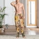 thumbnail image 2 of Fotbe Vintage Floral Butterfly Collage Pantalones de Pijama para Hombre, Pantalones de Dormir, Pantalones de Casa con Cintura Ajustable y Bolsillos-Medium, 2 of 6