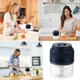 thumbnail image 6 of Rechargeable Electric Garlic Mincer, 5.1x2.6 inch, USB Cordless Chopper for Ginger Vegetables, 6 of 9