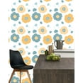 thumbnail image 3 of Hibiscus Petals Wallpaper Peel and Stick 10'L x 24''W, 3 of 5
