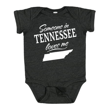 

Inktastic Someone in Tennessee Loves Me Gift Baby Boy or Baby Girl Bodysuit