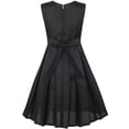 thumbnail image 3 of Sunny Fashion Girls Dress Color Block Contrast White Black Bow Tie 8, 3 of 12
