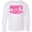 AA-White, variant on Inktastic Mimi's Girl Pink with Hearts Long Sleeve Youth T-Shirt