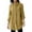 Gold, variant on Womens Plus Size Linen Tunic Long Sleeve Button Down Blouse With Pockets Comfort Fit