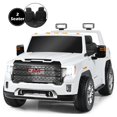 thumbnail image 1 of Costway 12V 2-Seater Licensed GMC Kids Ride On Truck RC Electric Car w/Storage Box White, 1 of 10
