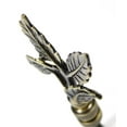 thumbnail image 4 of Home Concept Leaves Antique Brass Lamp Finial, 3"h Bronze, 4 of 7