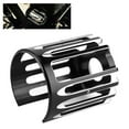 thumbnail image 2 of Water Drop Style CNC Aluminum Motorcycle Oil Filter Cover Cap Machine Oil Grid AccessoryBlack, 2 of 5