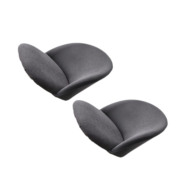 Funda para silla de comedor Advancent elástica 2 piezas Gris oscuro