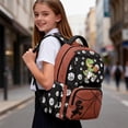 thumbnail image 7 of Yuyamidu Basketball Dinosaur Backpack for Kids 5-7 Boys Waterproof Lightweight Multi Pocket Bookbag with Padded Shoulder Straps for Preschool to 2nd Grade Back to School Gifts, 7 of 7