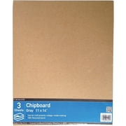 Crescent Recycled Chipboard Value Pack 3/Pkg-11"X14", Mounting, Rigid, Portable, Great for Plein Air, Multi media,