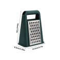 thumbnail image 2 of Nmdmisc Professional Cheese Grater,Stainless Steel Box Grater, Food Shredder for Cheese, Parmesan, Vegetable, Dishwasher Safe, A, 2 of 9
