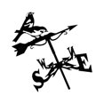 thumbnail image 3 of serony Retro Metal Weathervane Weather Vane Wind mount weathervane mount weathervane cast iron Direction Indicator Brids, 3 of 9