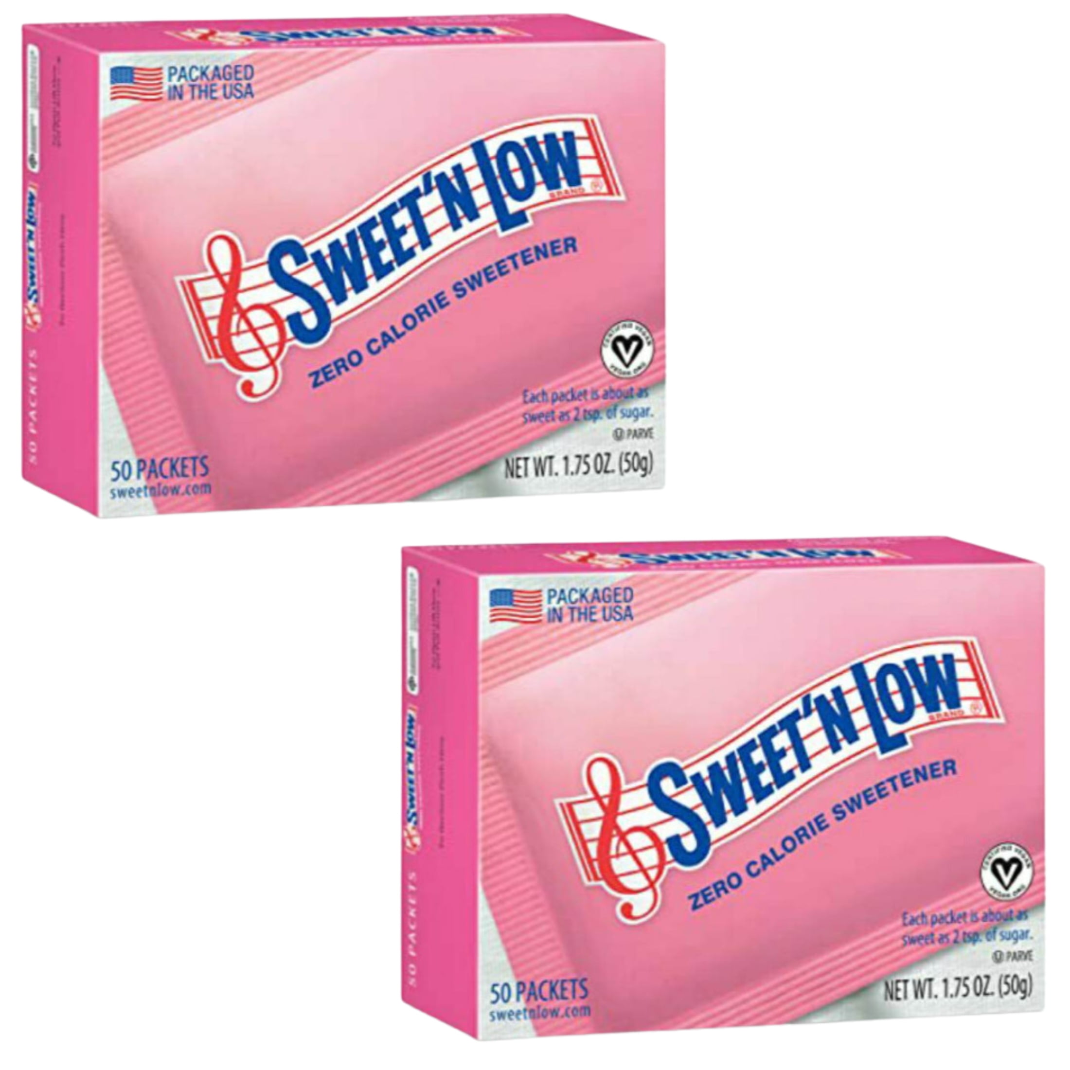JSC Sweet N Low Zero Calorie Sweetener Iconic 50 pieces Pink packet Suitable for People with