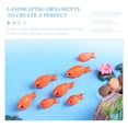 thumbnail image 3 of HLONK Jouets Miniatures Poisson en Résine Rouge pour Décoration Poisson Artificiel Décoration Micro Paysage 20 Pcs, 3 of 8