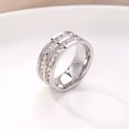 thumbnail image 4 of LYMAYTER Bague Mode pour Femmes - Style Couple, Géométrique, Empilable, 4 of 7
