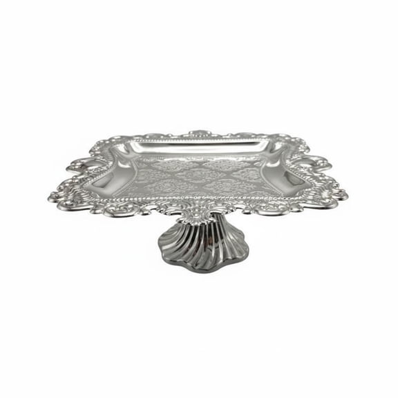 Rushawy footed Fruit rack Elegant Design Decorative Bowl Pedestal Cake Stand Serving Tray for Dining Table, Afternoon Tea, Wedding