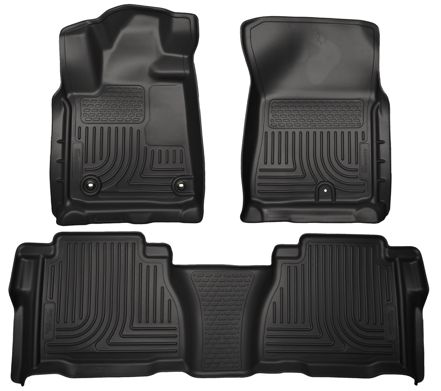 Photo 1 of Husky Liners Front 2nd Seat Floor Liners Fits 12-13 Tundra CrewMax Double Cab