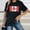 Black, variant on Womens Summer Tops Womens Summer Tops Womens Canada Day Shirts Canada Flag Graphic Tshirt Canadian Maple Leaf Short Sleeve Patriotic Tee Tops L