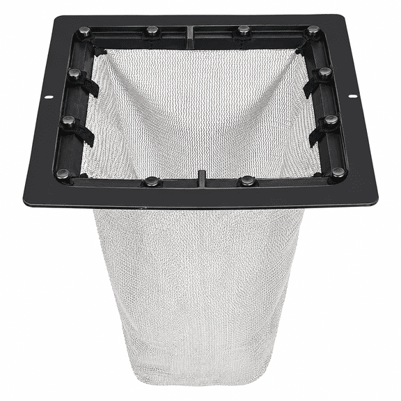 Catch Basin Drain Filter with Removable Mesh Bag, Polyethylene Filter Bag and Polypropylene Frame for Outdoor Drainage Systems