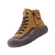 thumbnail image 4 of Zapatillas de deporte para mujer, zapatillas con de cuña, punta redonda, botas cortas para niñas, zapatos casuales para senderismo, otoño, , 40 amarillo Yinane Zapatillas, 4 of 8