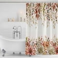thumbnail image 2 of Eucalyptus Leaves Shower Curtain Set - Extra Long 72" x 96" Washable Bathtub Curtain with 12 Hooks, Farmhouse Idyllic Flowers Floral Leaaf Waterproof Fabric Stall Shower Curtains for Bathroom Décor, 2 of 6