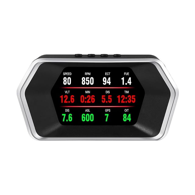 Speravity Car Head-Up Display y sistemas Medidor digital inteligente HUD Head Up Display Funciona para todos los autos Paneles de instrumentos para automóviles Speravity VI004528-00